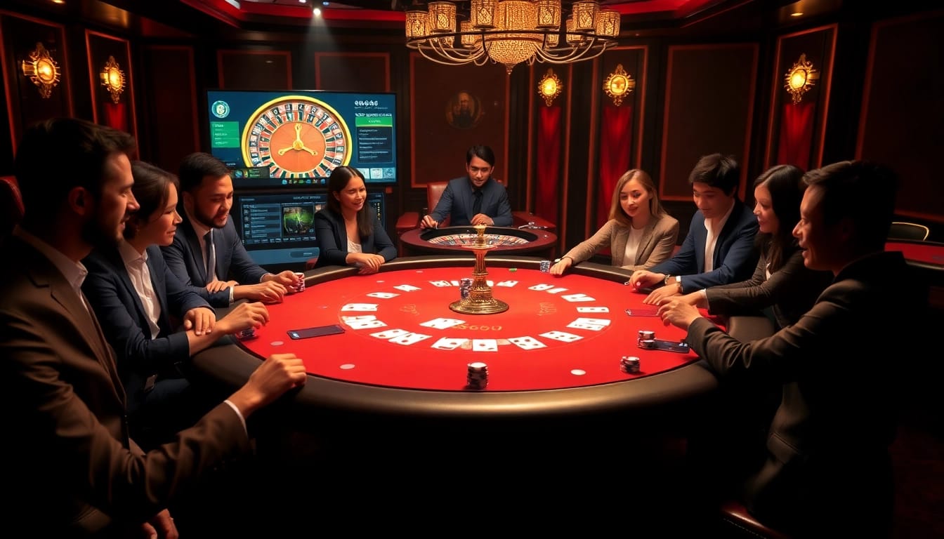 S666 đăng nhập on an online interface displayed alongside an exciting casino poker scene.