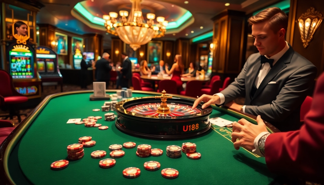 Experience the thrill of casino gaming at uu88.com, featuring luxury tables and vibrant action.
