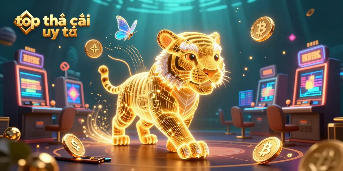Engage with top nhà cái uy tín in a vibrant 3D casino landscape showcasing dynamic gaming elements.