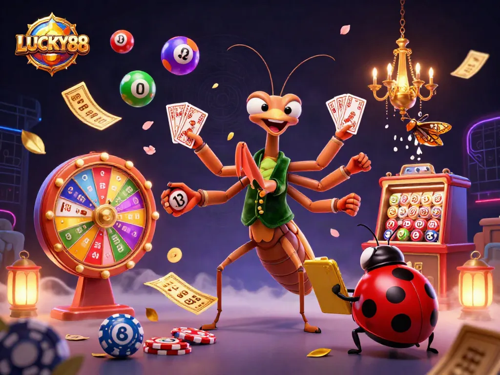 Engage with LUCKY88's thrilling lottery features through vibrant interactive elements.