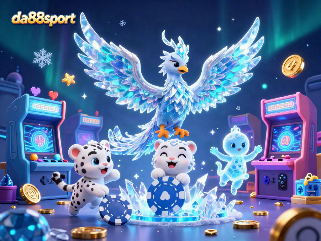 Engage with thrilling games at da88sport with colorful elements and animated characters