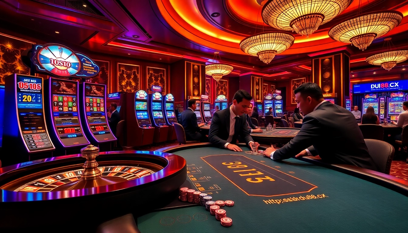 Experience high-stakes gaming at https://du88.cx/ with luxurious slot machines and poker action.