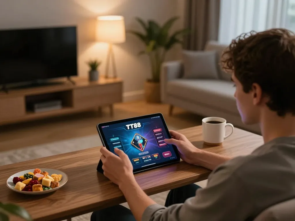 Exciting moment at the Trang chủ TT88 online casino, where players engage with thrilling game interfaces.