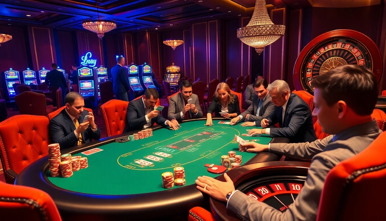 High-stakes poker scene showcasing C168 gaming atmosphere with vibrant chips and elegant ambiance.