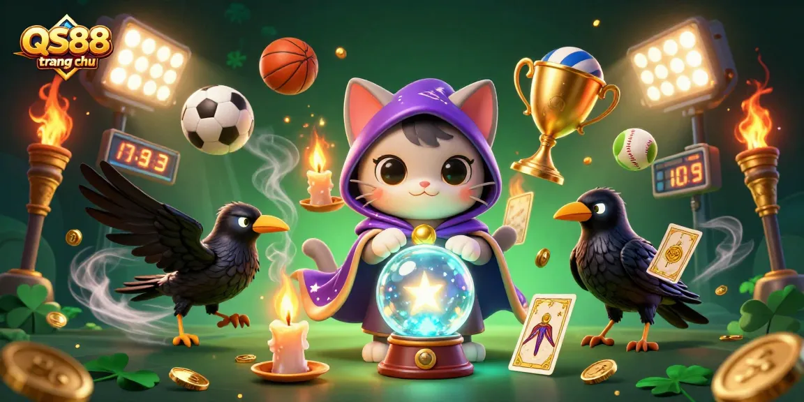 Experience the thrill of gambling with QS88 trang chu, featuring dynamic sports action and mystical characters.