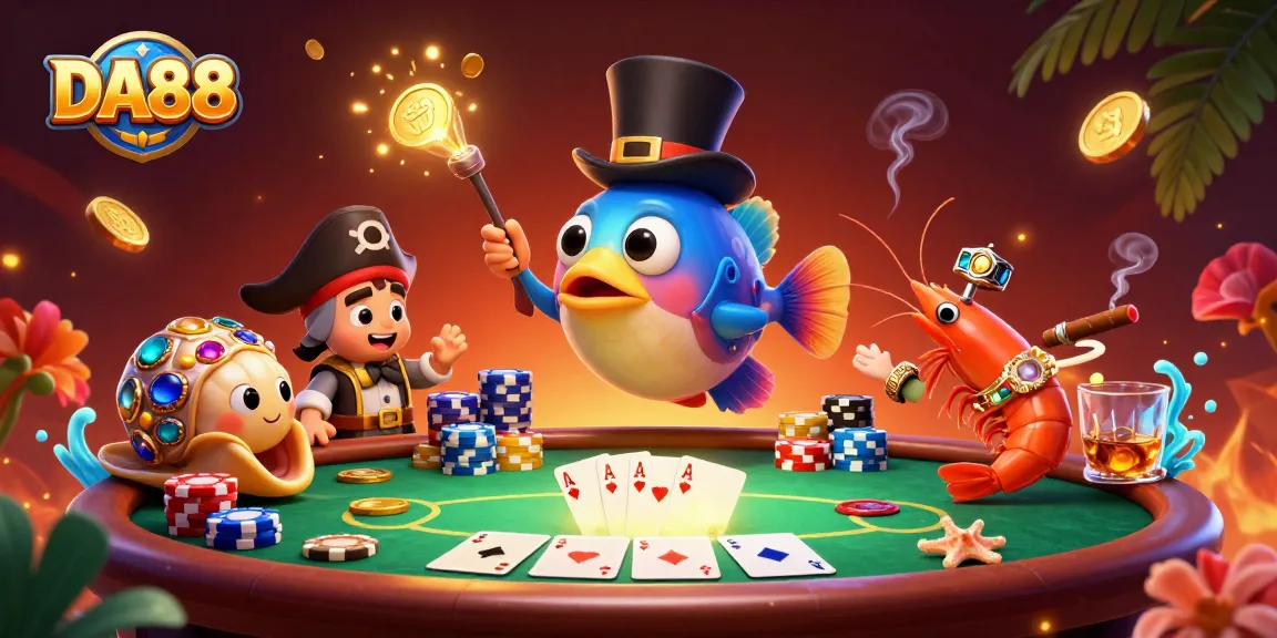 Engage with DA88 in a vibrant casino scene full of excitement and winning potential.