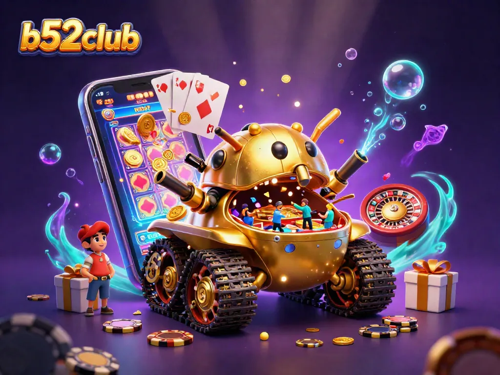 Experience thrilling gaming action at b52club with a fantasy tank-casino bursting with riches and excitement.
