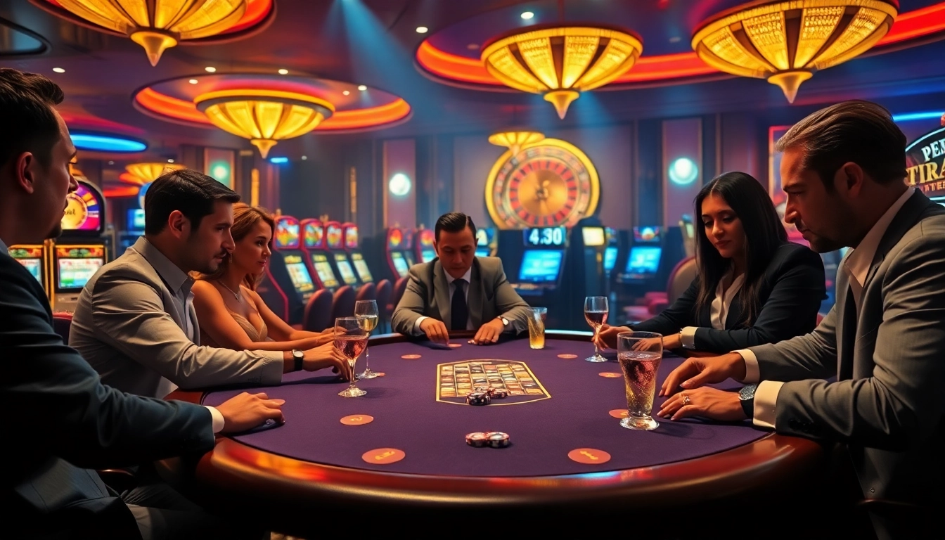 Experience thrilling gameplay at f168 with stunning poker action on a luxurious casino table.