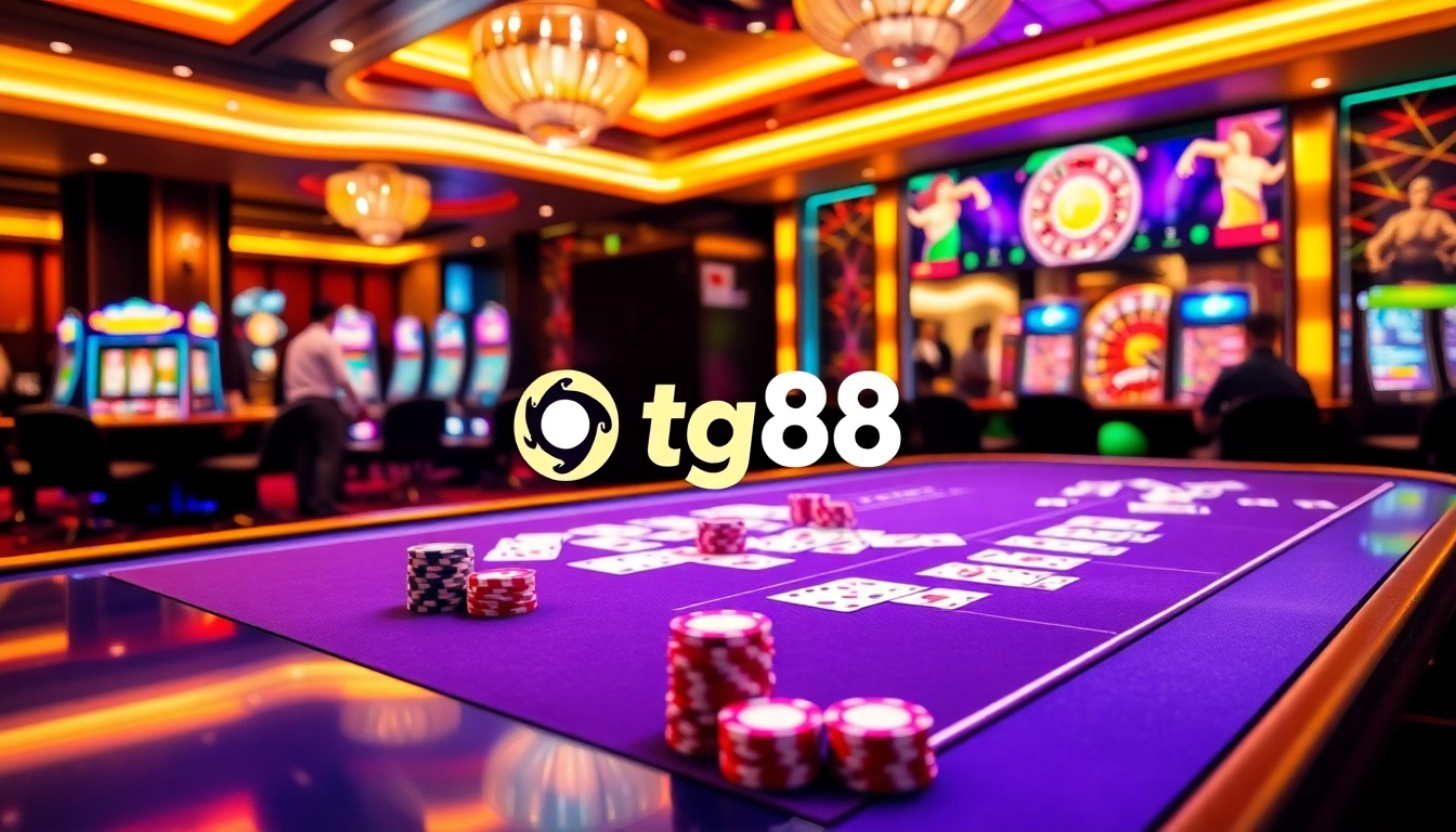 Experience excitement at tg88 casino with vibrant card games and high-tech slots.